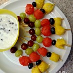 Fruit Kabobs with Dip Recipe!