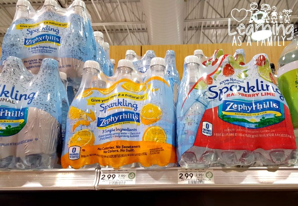 Zephyrhills Brand Sparkling Spring Water at Publix